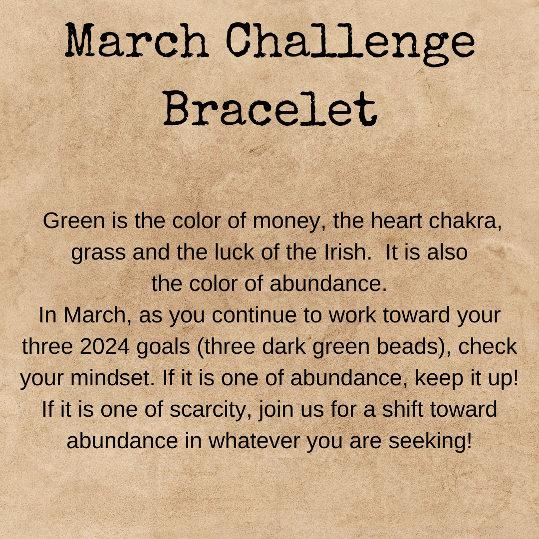 The March Challenge Bracelet 2024