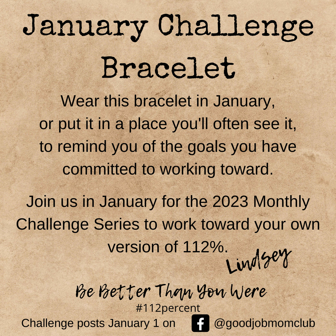 The January Challenge Bracelet 2023