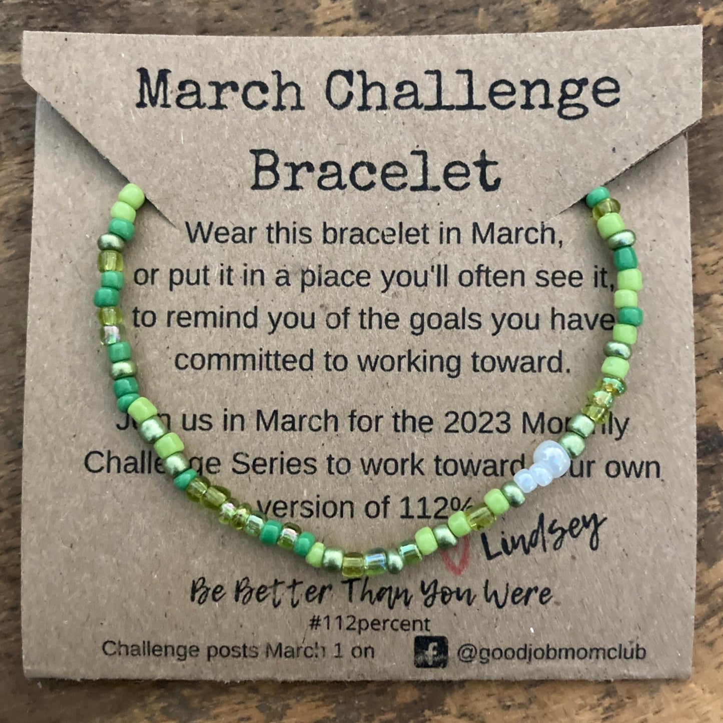 The March Challenge Bracelet 2023