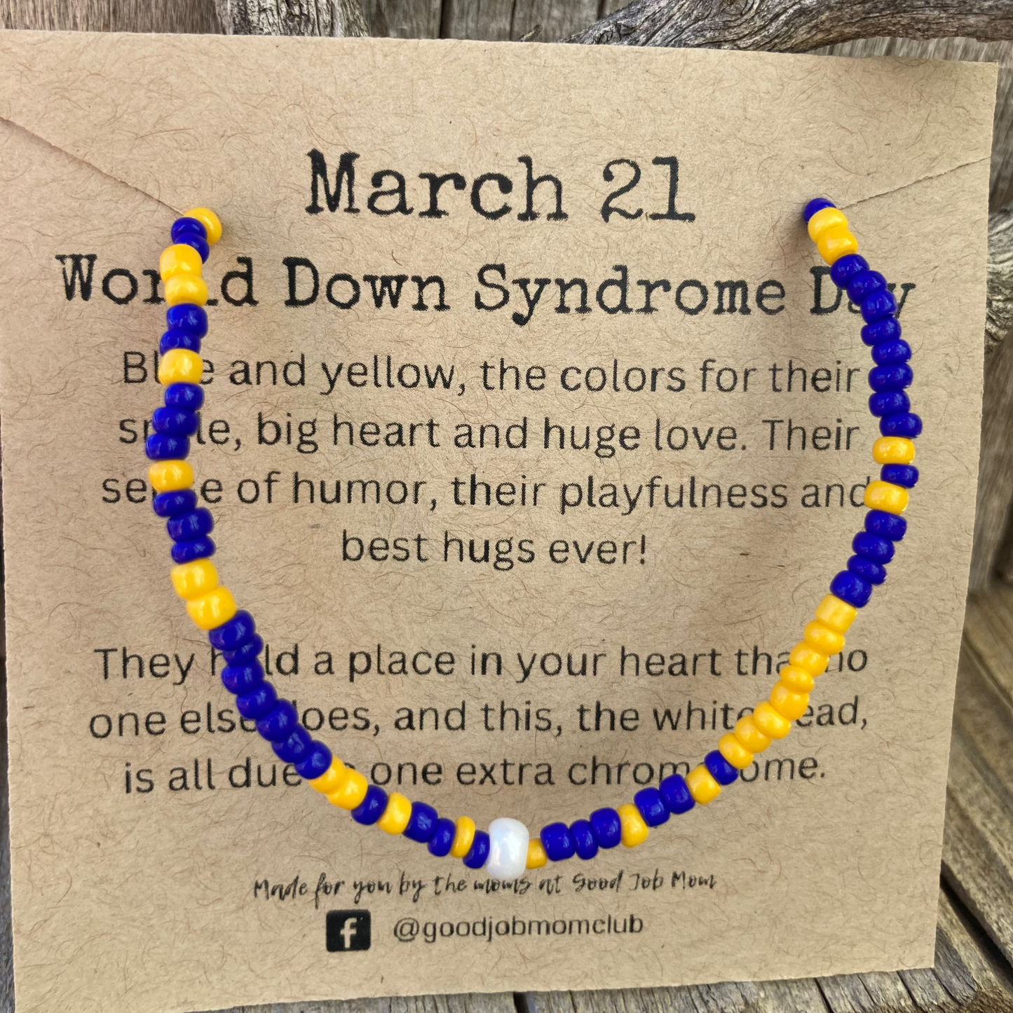 World Down Syndrome Day Bracelet