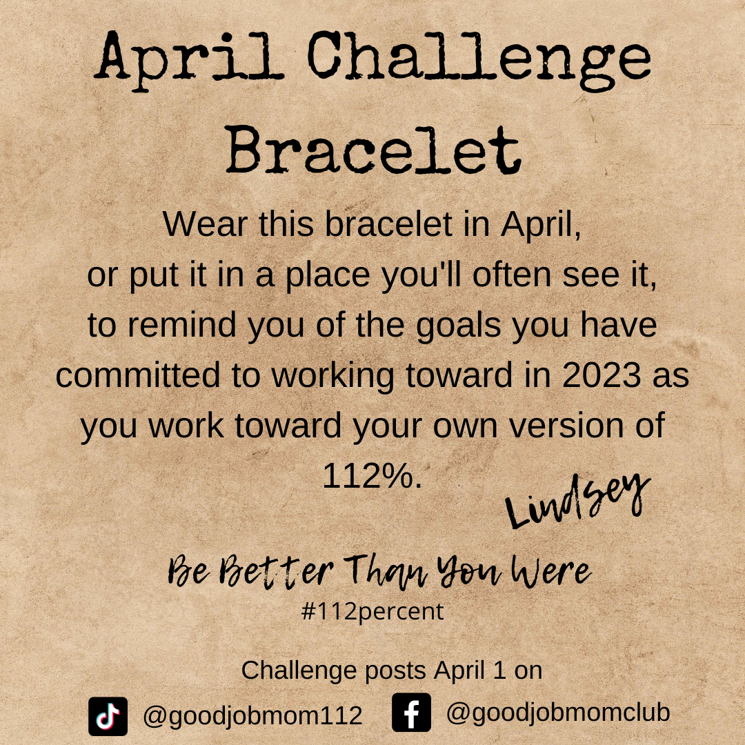 The April Challenge Bracelet 2023