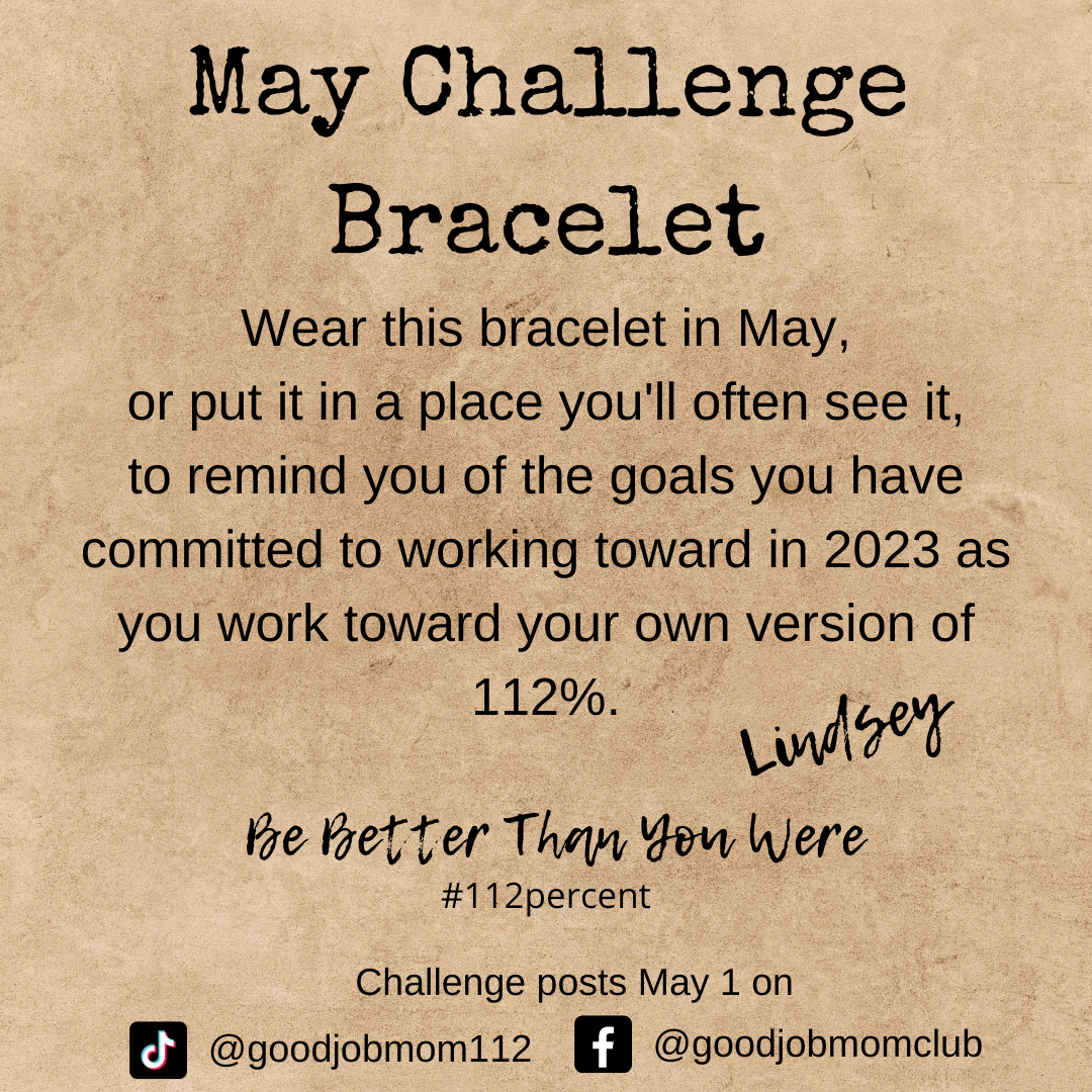 The May Challenge Bracelet 2023