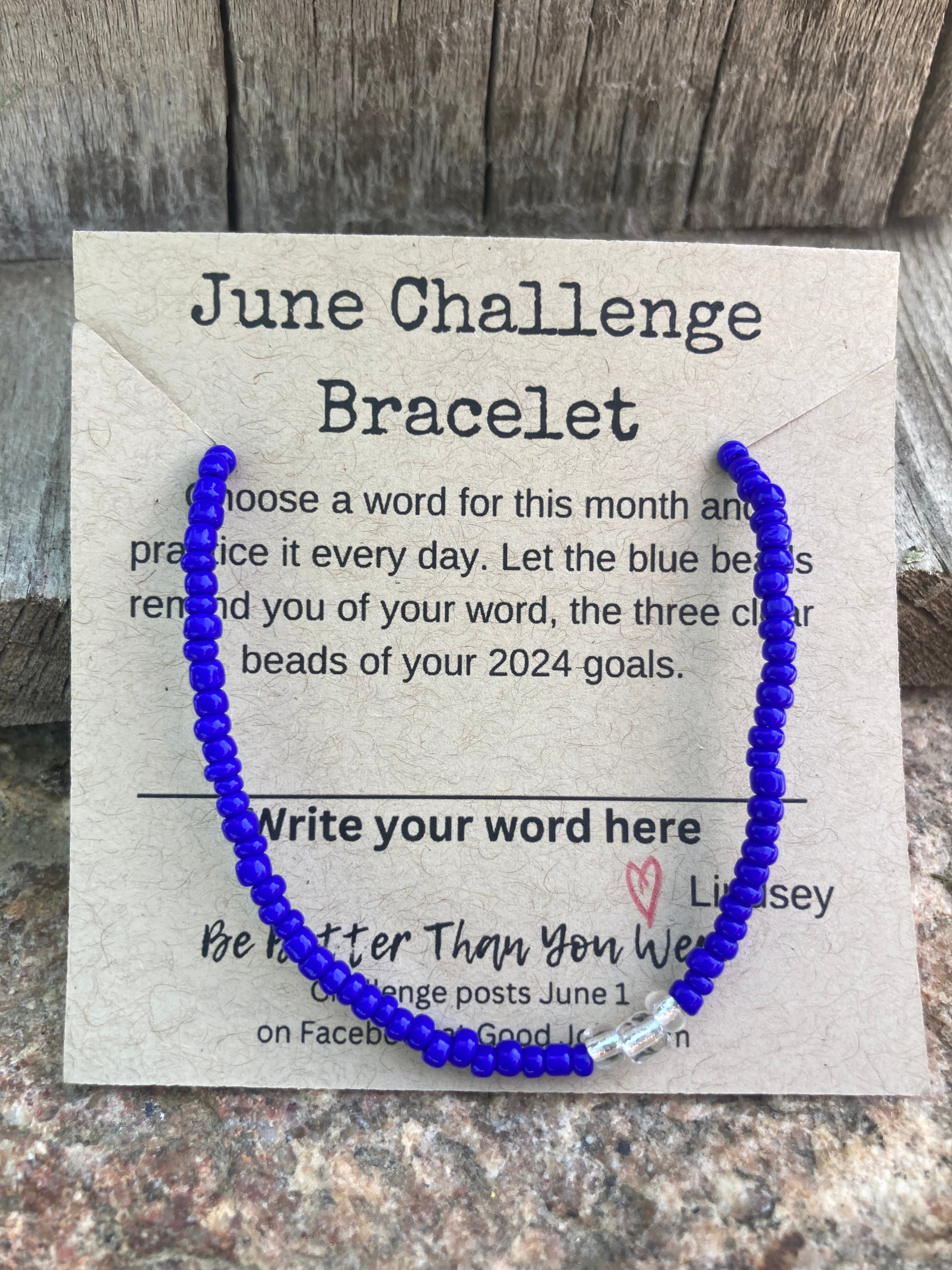 June Challenge Bracelet 2024