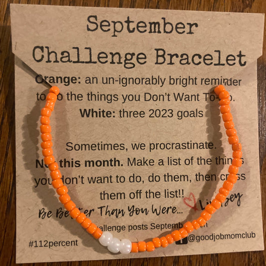 The September Challenge Bracelet 2023