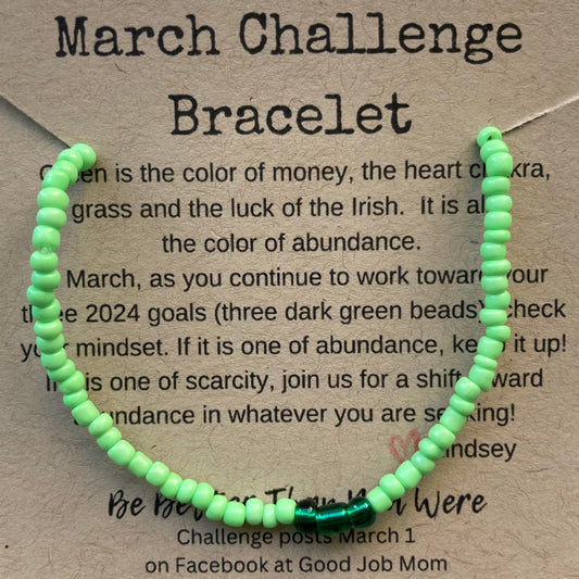The March Challenge Bracelet 2024