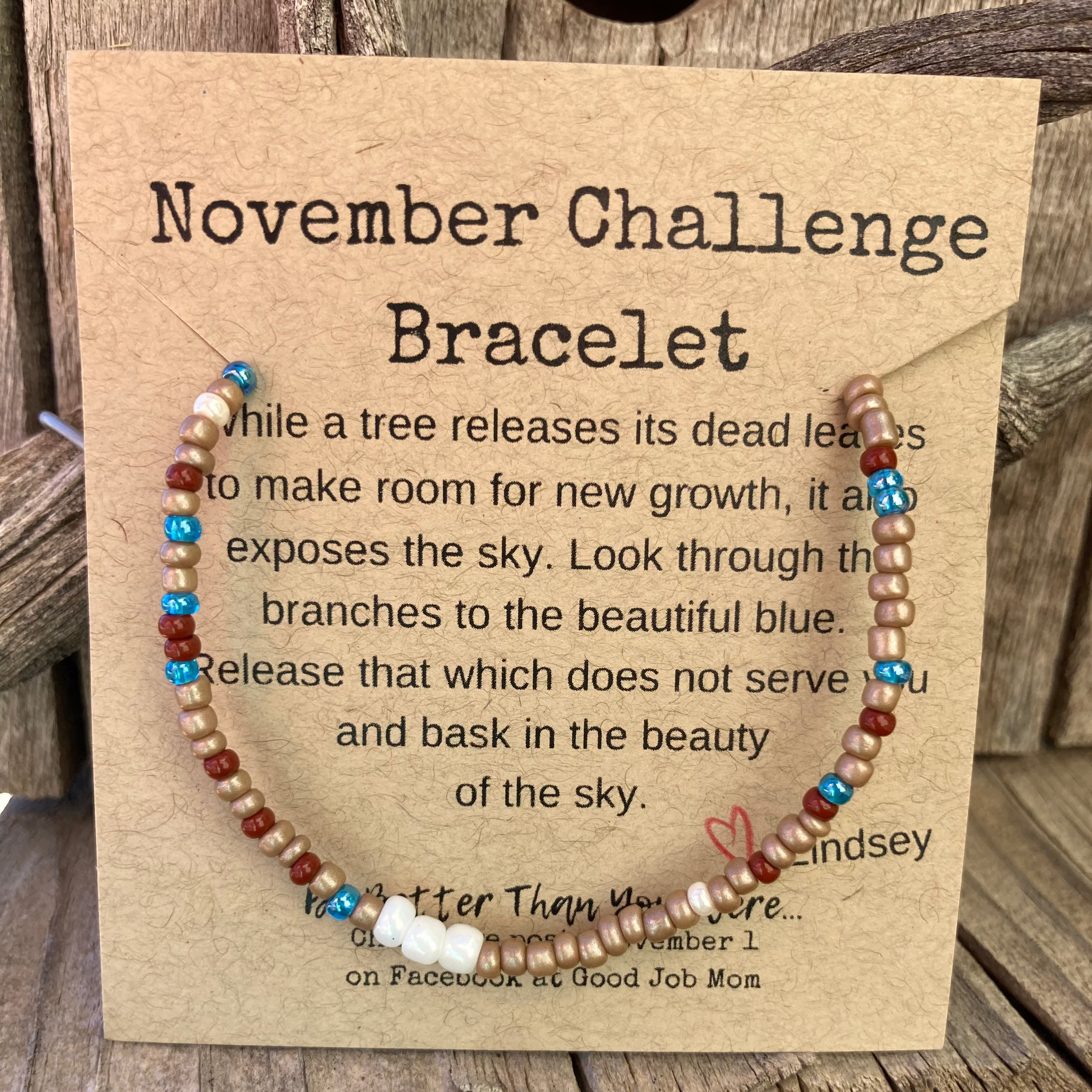 November Challenge Bracelet