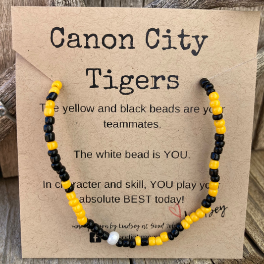 Canon City Tigers Bracelet