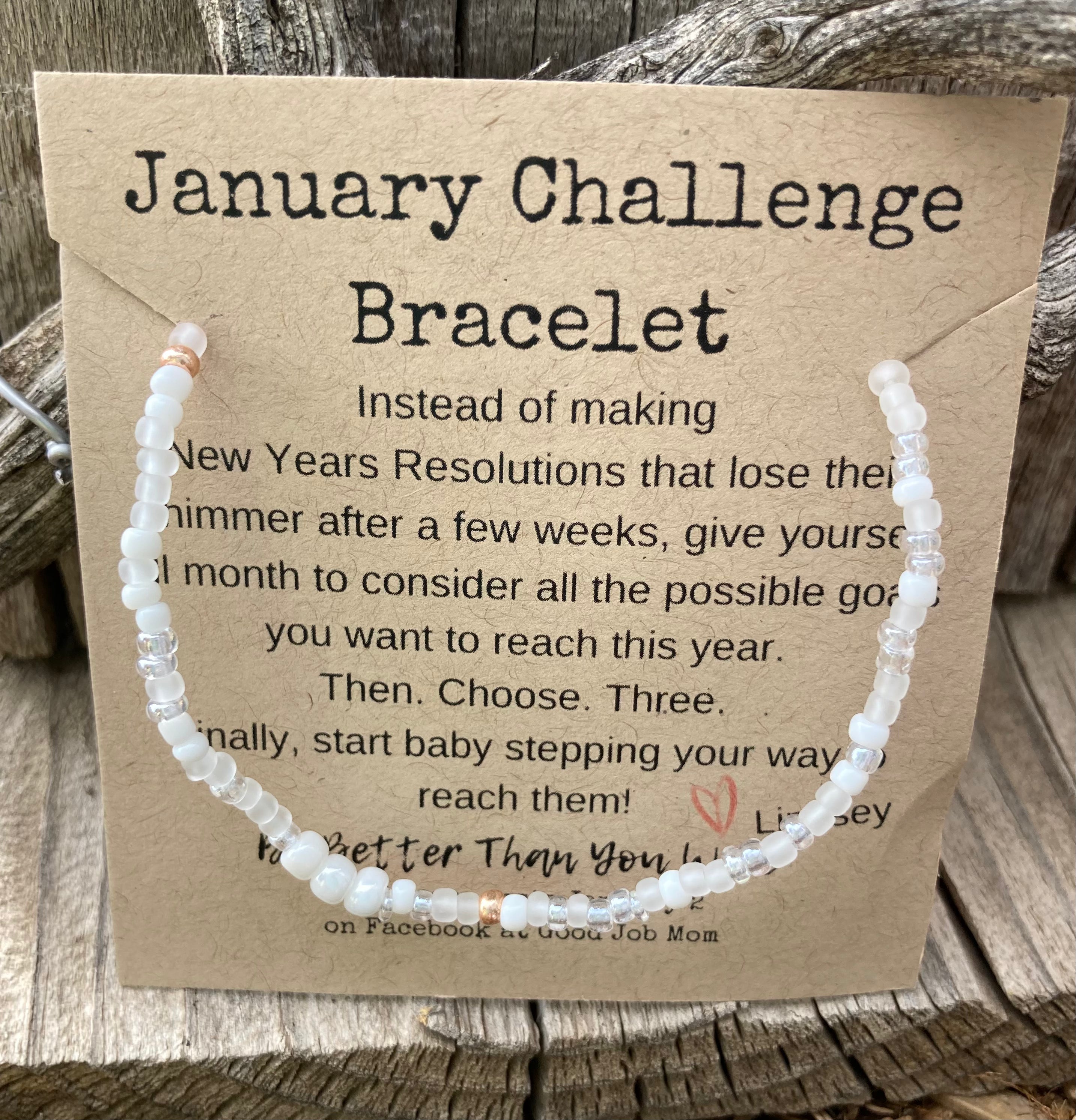 The January Challenge Bracelet